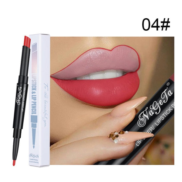 2 in 1 Lip Liner Lipstick