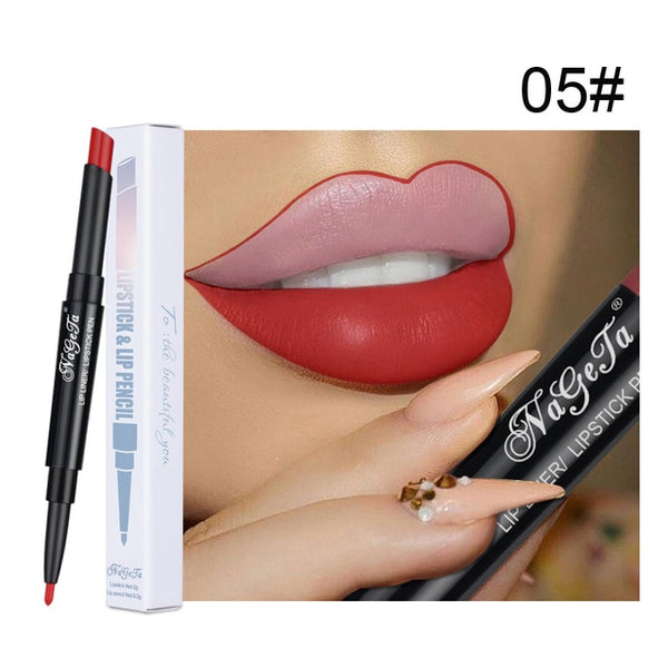 2 in 1 Lip Liner Lipstick