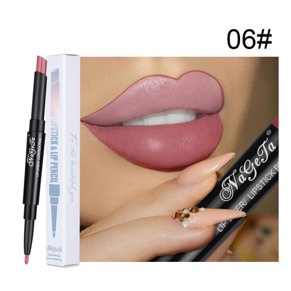 2 in 1 Lip Liner Lipstick