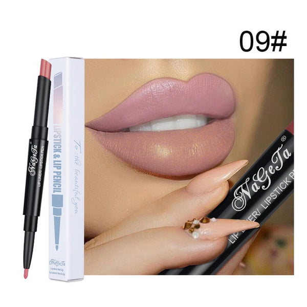2 in 1 Lip Liner Lipstick