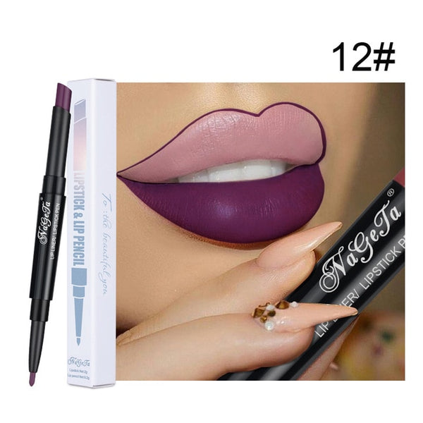 2 in 1 Lip Liner Lipstick
